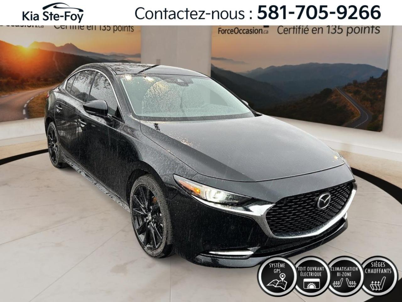 Used 2023 Mazda MAZDA3 GT* TURBO* AWD* GPS* TOIT* CUIR* BIZONE* CRUISE* for sale in Ste-Foy, QC