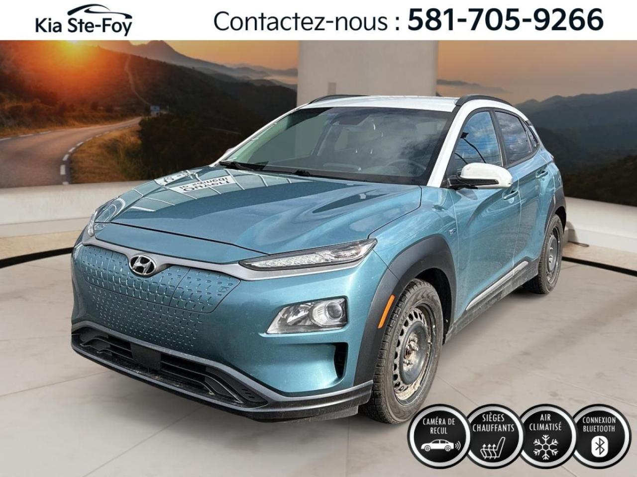 Used 2019 Hyundai KONA Electric PREFERRED* VOLANT CHAUFFANT* CAMERA* CARPLAY* for sale in Ste-Foy, QC