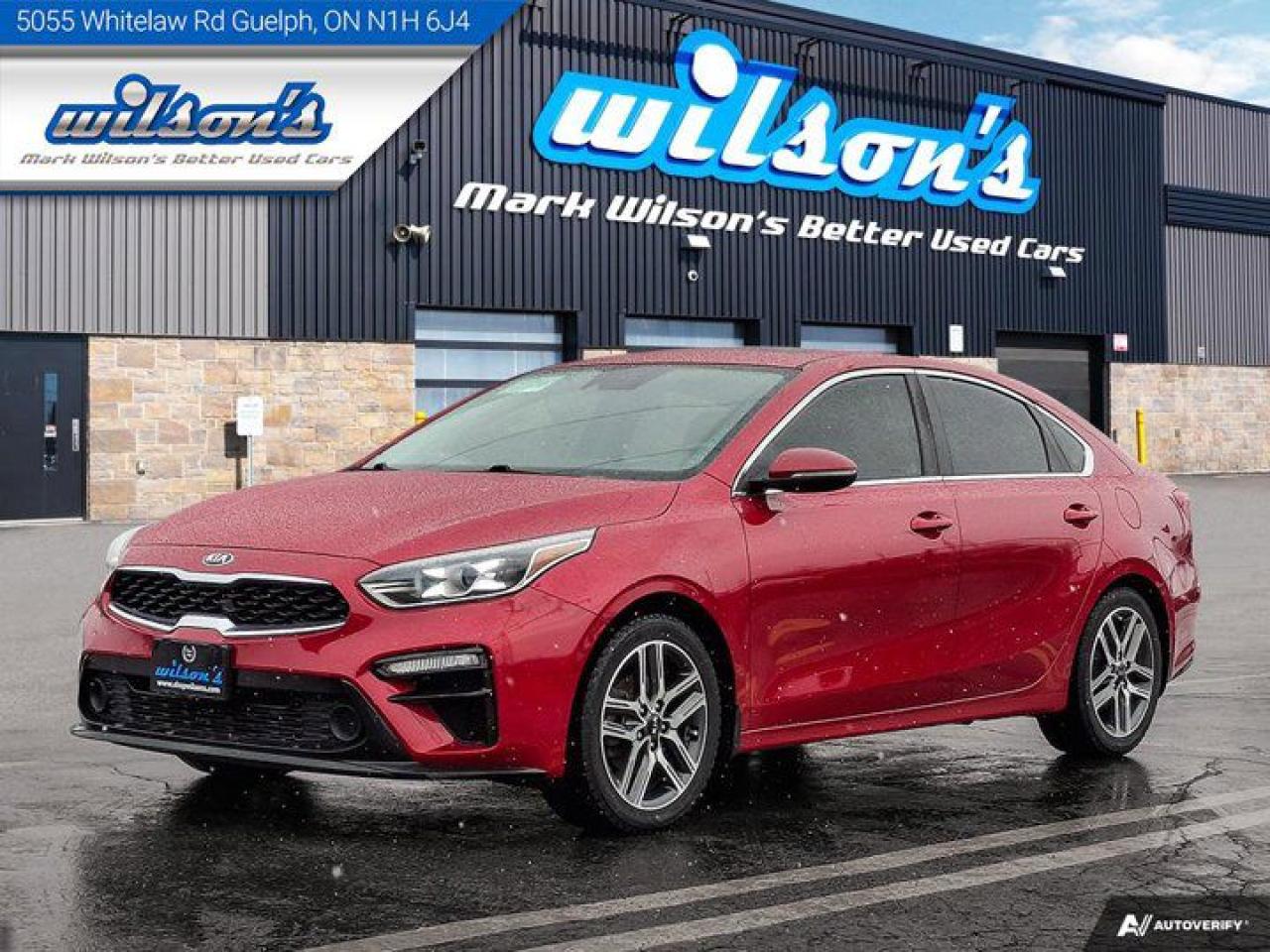 Used 2019 Kia Forte EX+  | Sunroof | Heated Seats & Steering | Apple CarPlay | Android Auto | Wireless Charging |& more! for sale in Guelph, ON