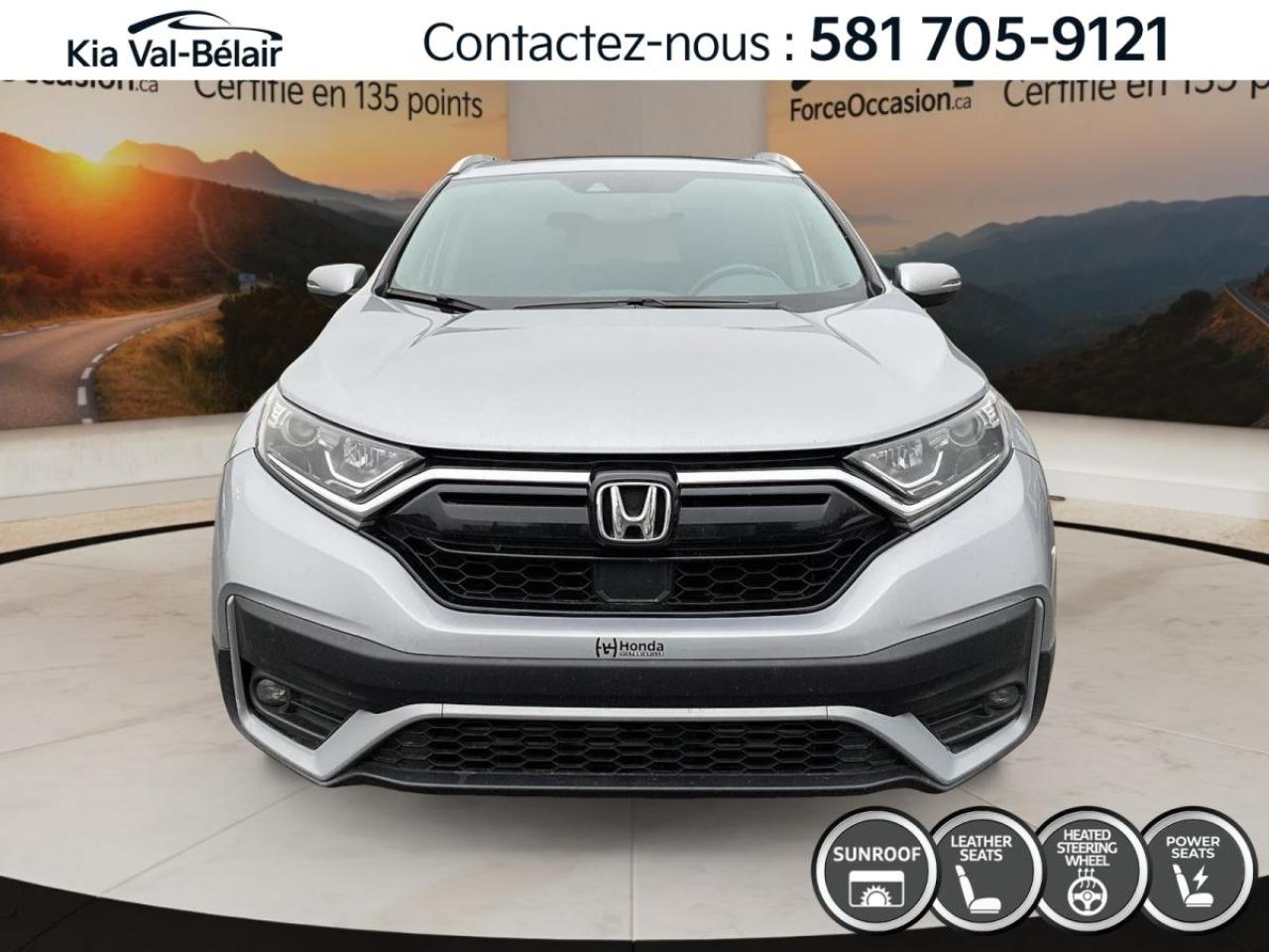 Used 2021 Honda CR-V EX-L *CUIR *TOIT *CRUISE *CAMERA *SIEGE CHAUFFANT for sale in Québec, QC