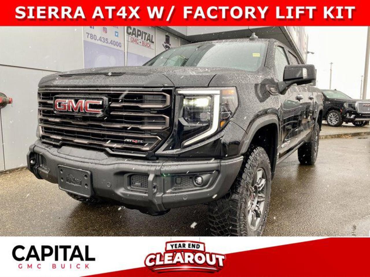 New 2025 GMC Sierra 1500 Crew Cab AT4X for sale in Edmonton, AB