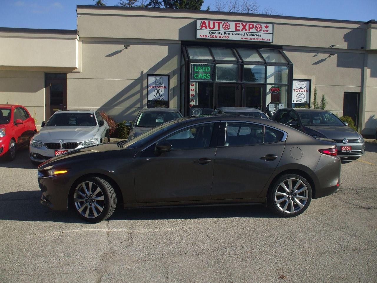 2021 Mazda MAZDA3 Gt,GPS,Lether,Sunroof,Bluetooth,Certified,360 Cam