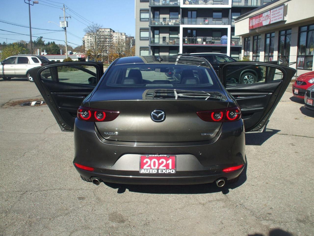 2021 Mazda MAZDA3 Gt,GPS,Lether,Sunroof,Bluetooth,Certified,360 Cam