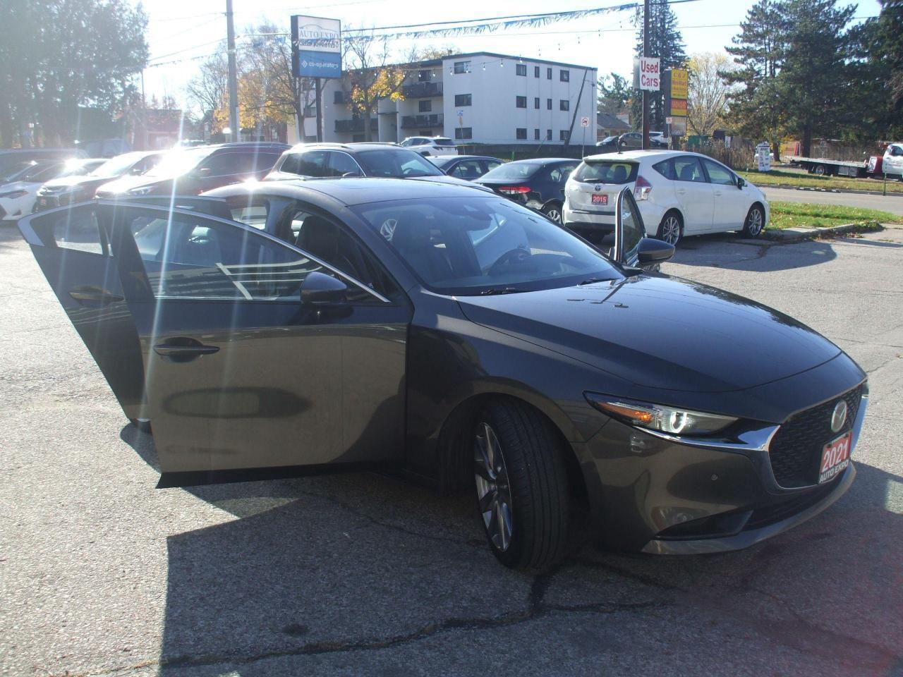 2021 Mazda MAZDA3 Gt,GPS,Lether,Sunroof,Bluetooth,Certified,360 Cam