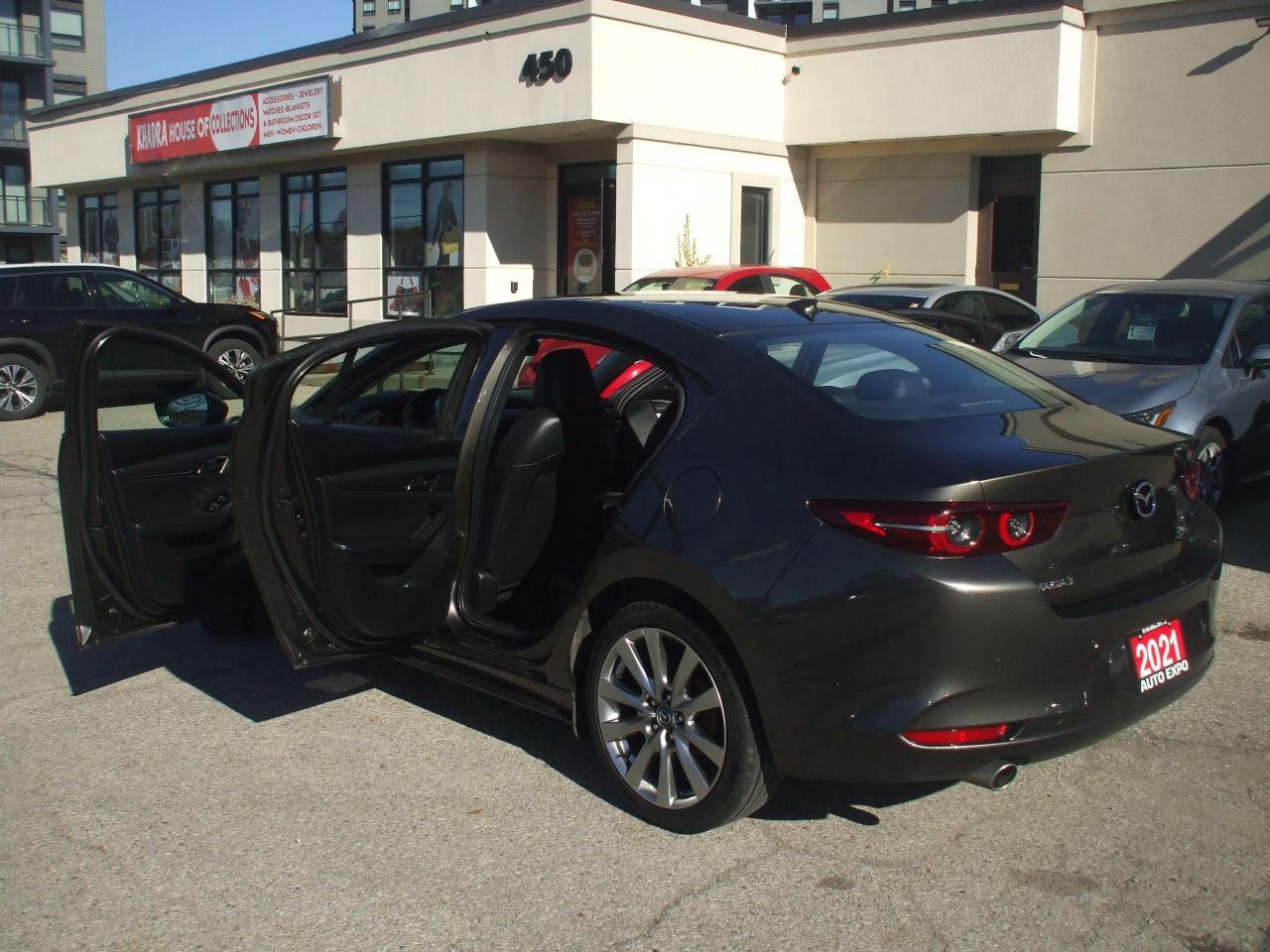 2021 Mazda MAZDA3 Gt,GPS,Lether,Sunroof,Bluetooth,Certified,360 Cam