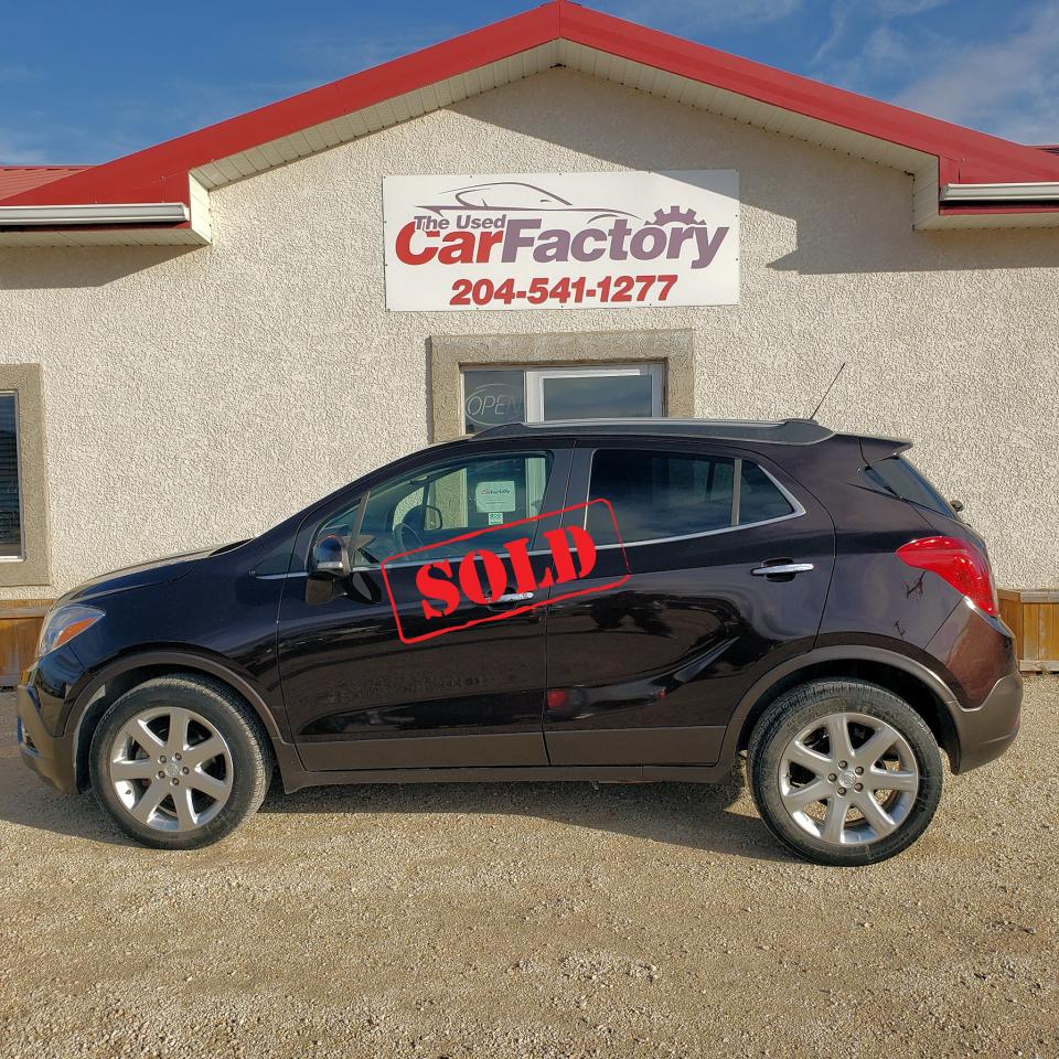 Used 2015 Buick Encore AWD Premium Leather Navigation Sunroof for sale in Oakbank, MB