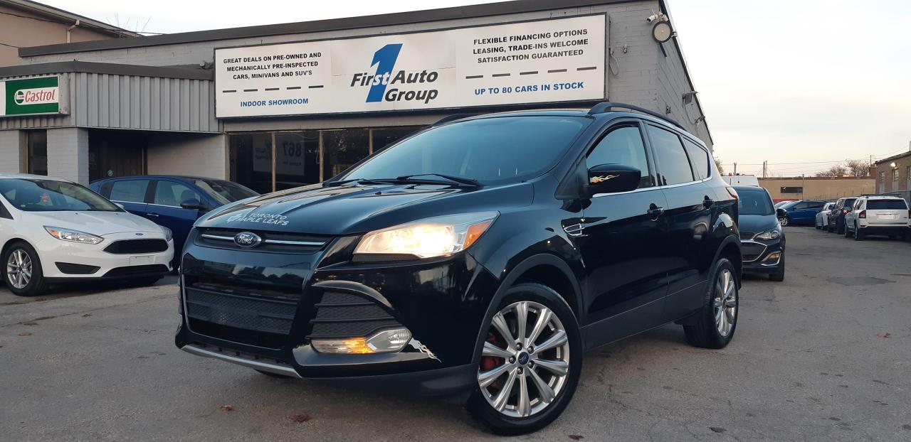 <p>FINANCE FROM 6.49%  </p><p>Loaded, Navi, Backup Cam/Sensors, Leater p/heated seats, heated mirrors, Axillary, USB, all power, keyless entry. Loocks& runs great. $800 safety service included. Comes with one key/fob. CERTIFIED.  </p><p>Also avail. 2017 Ford Escape SE 2.0L 4WD, 136k $11990    2018 Ford Escape SE, 153k $11800    </p><p>Over 20 SUVs avail. </p>