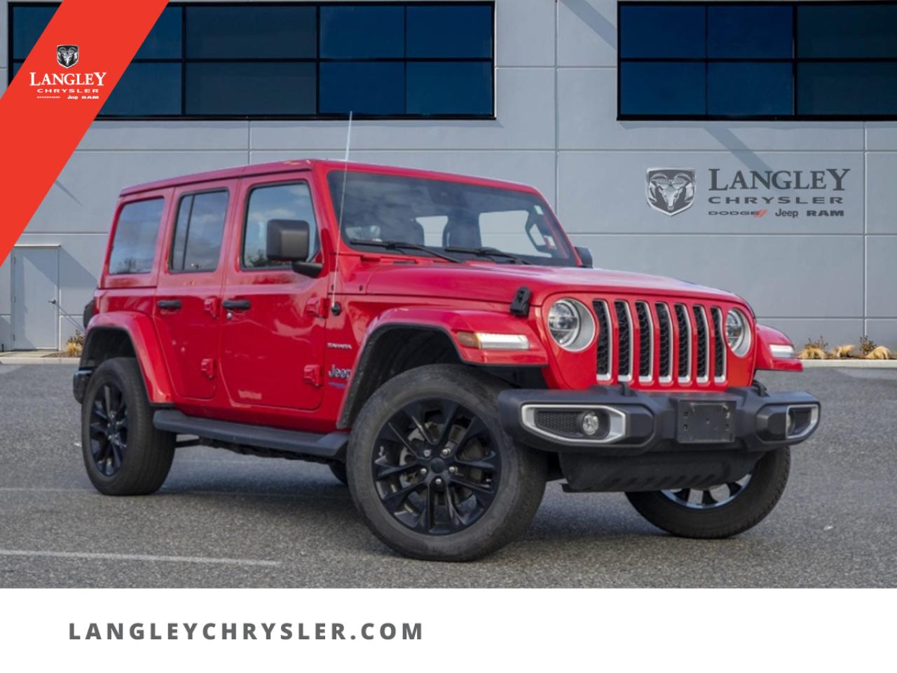 Used 2021 Jeep Wrangler Unlimited 4xe Sahara 4XE | Voice Command with Bluetooth | Climate Control for sale in Surrey, BC