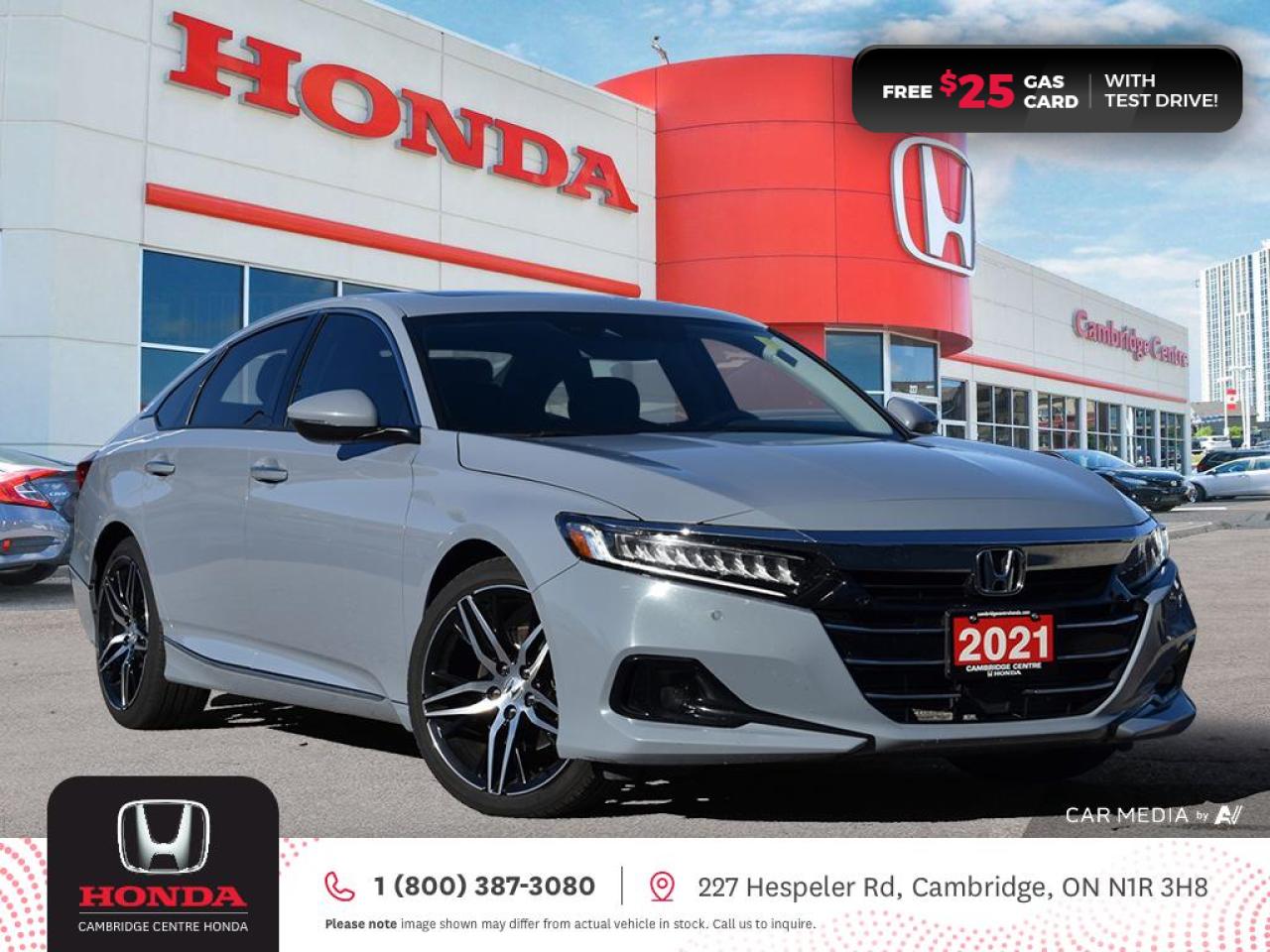 Used 2021 Honda Accord Touring 1.5T HONDA SENSING TECHNOLOGIES | REMOTE STARTER | APPLE CARPLAY™/ANDROID AUTO™ for sale in Cambridge, ON