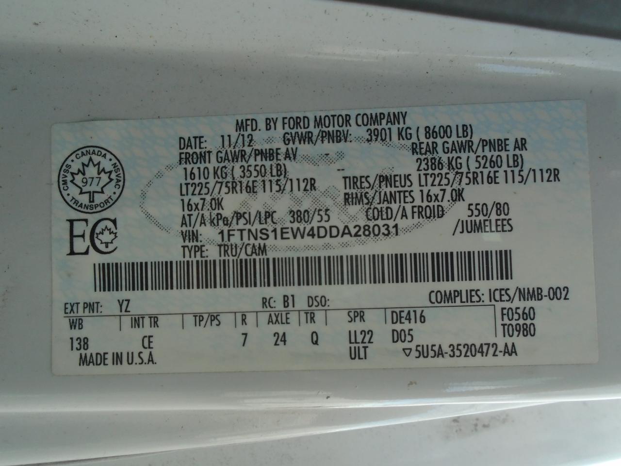 2013 Ford Econoline E-150 Ext Commercial - Photo #23