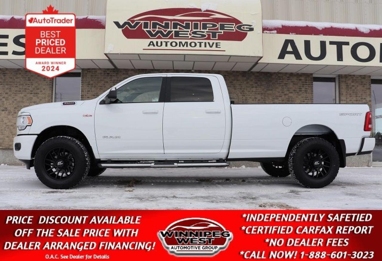 Used 2022 RAM 3500 BIG HORN LVL C SPORT, LOADED, 8FT BOX, AS NEW!! for sale in Headingley, MB