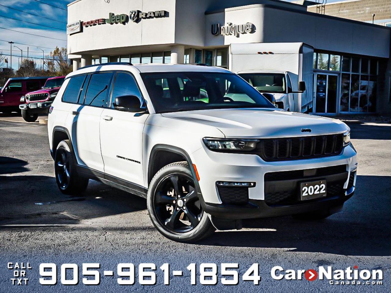 Used 2022 Jeep Grand Cherokee L Limited 4x4| BLACK APPEARANCE PKG| for sale in Burlington, ON