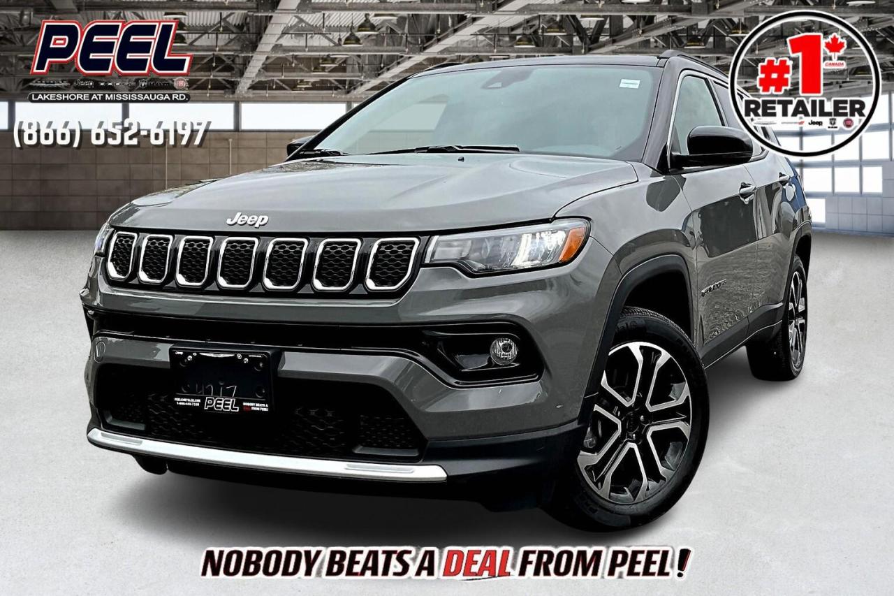 Used 2023 Jeep Compass Limited | Heated Leather | Safety Tech | 4X4 for sale in Mississauga, ON