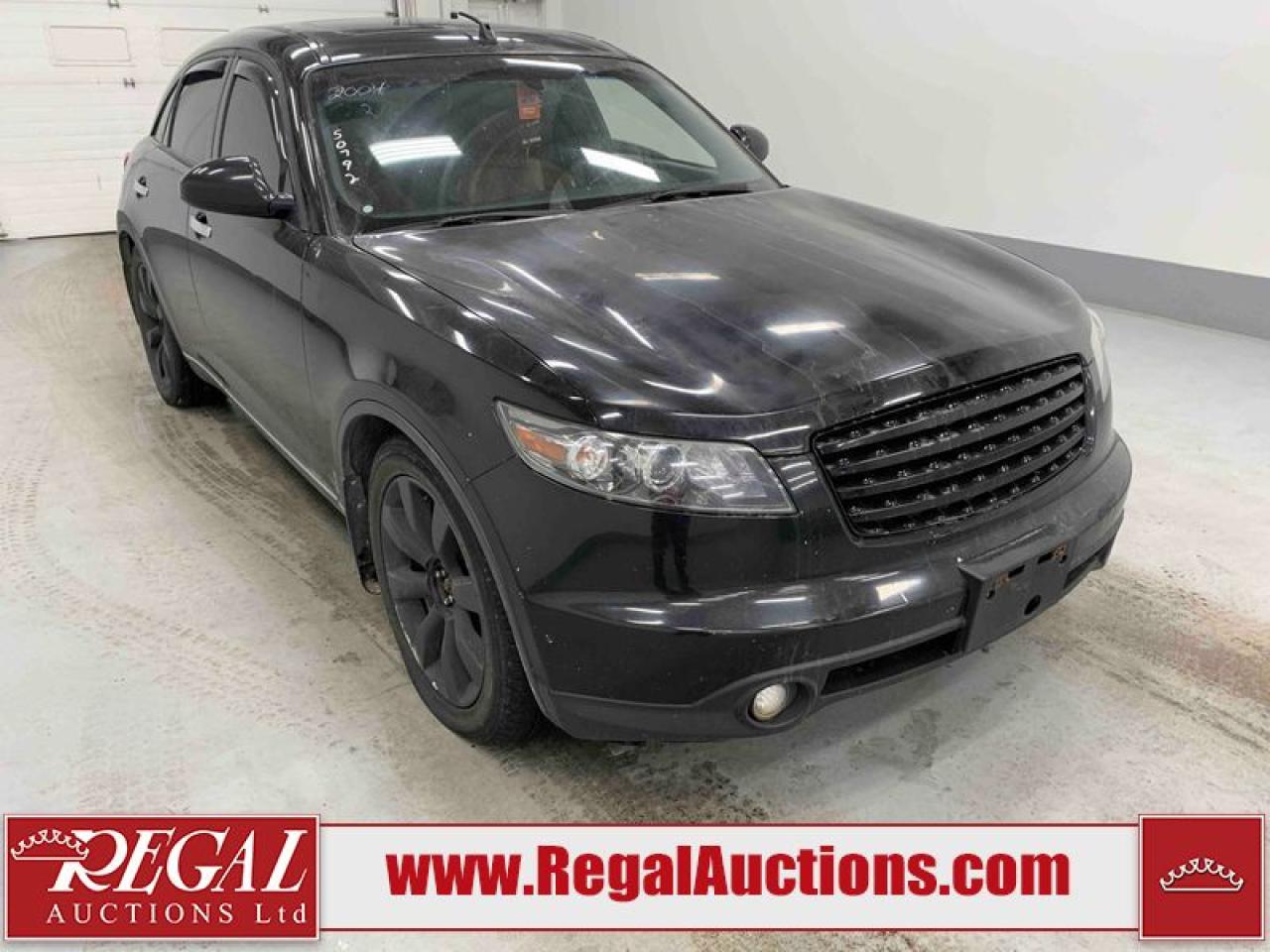 OFFERS WILL NOT BE ACCEPTED BY EMAIL OR PHONE - THIS VEHICLE WILL GO ON TIMED ONLINE AUCTION on Tuesday December 31.<br><br/>VEHICLE DESCRIPTION <br/>Stock #: 50792 <br/>Lot #: 672 <br/>Reserve Price: $3,200 <br/>CarProof Report: Available at www.RegalAuctions.com <br/><br/>IMPORTANT DECLARATION <br/>Announcement: Non-specific auctioneer announcement. <br/>Claim History: Claim History. <br/>Out of Province - ON: This vehicle has not previously been registered in Alberta. The purchaser must have the vehicle undergo and pass an Out of Province inspection before it can be registered in Alberta. <br/> **POWER LOCKS INOPERABLE**AC REQUIRES RECHARGE**  <br/>Active Status: This vehicles title is listed as Active Status. <br/> Live Online Bidding: This vehicle will be available for bidding over the internet, visit www.RegalAuctions.com to register. <br/> <br/>The simple solution to selling your car or truck. Bring your clean vehicle in with your Drivers License and current Registration and well put it on the auction block at our next sale.<br/><br/>www.RegalAuctions.com