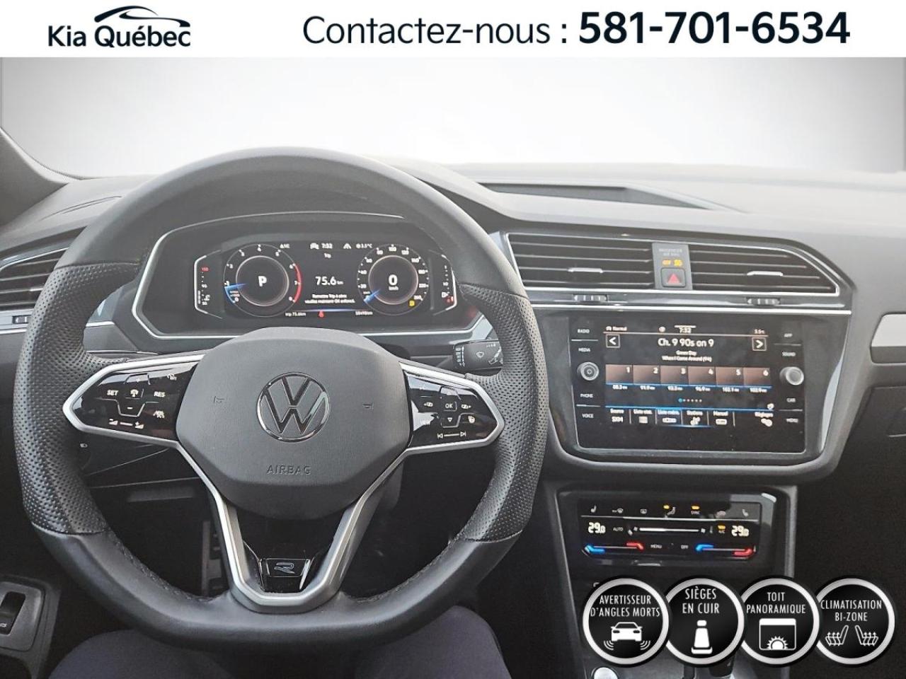 Used 2022 Volkswagen Tiguan COMFORTLINE * R-LINE* BLACK EDITION* 4MOTION* for sale in Québec, QC