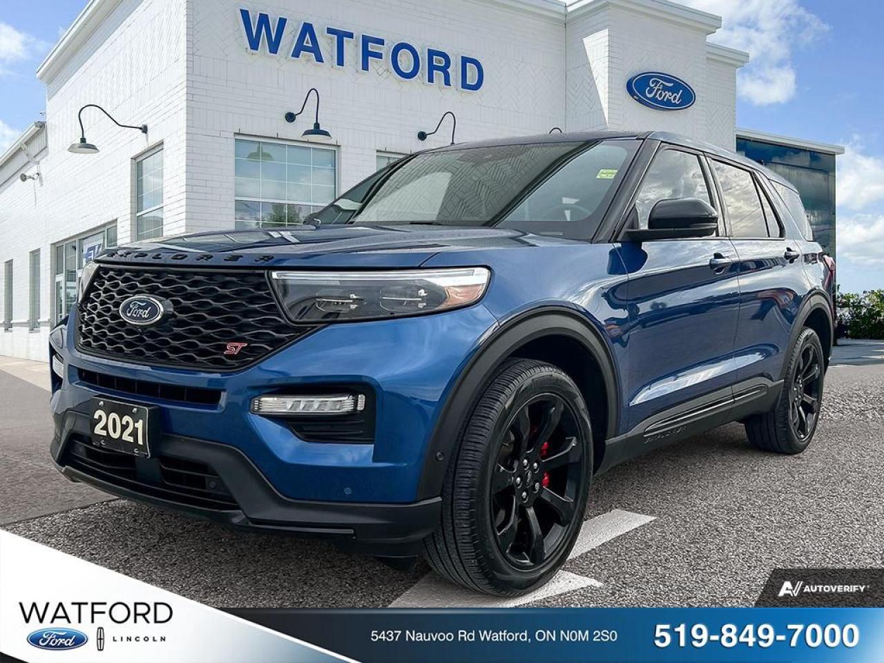 Used 2021 Ford Explorer ST 4RM for sale in Watford, ON