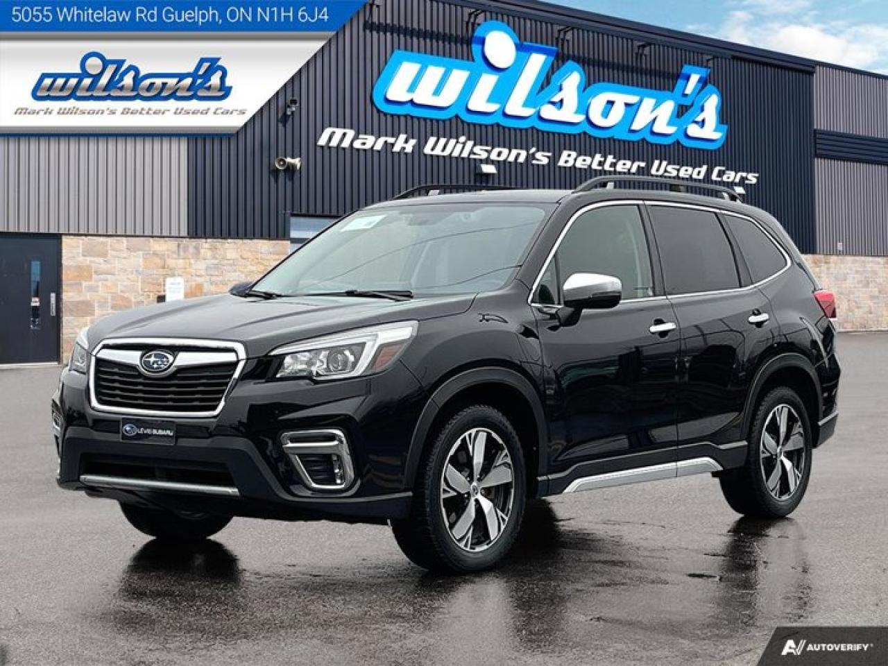 Used 2019 Subaru Forester Premier AWD | Brown Leather | Panoramic Sunroof | Nav | Heated Steering + Seats | Adaptive Cruise | for sale in Guelph, ON