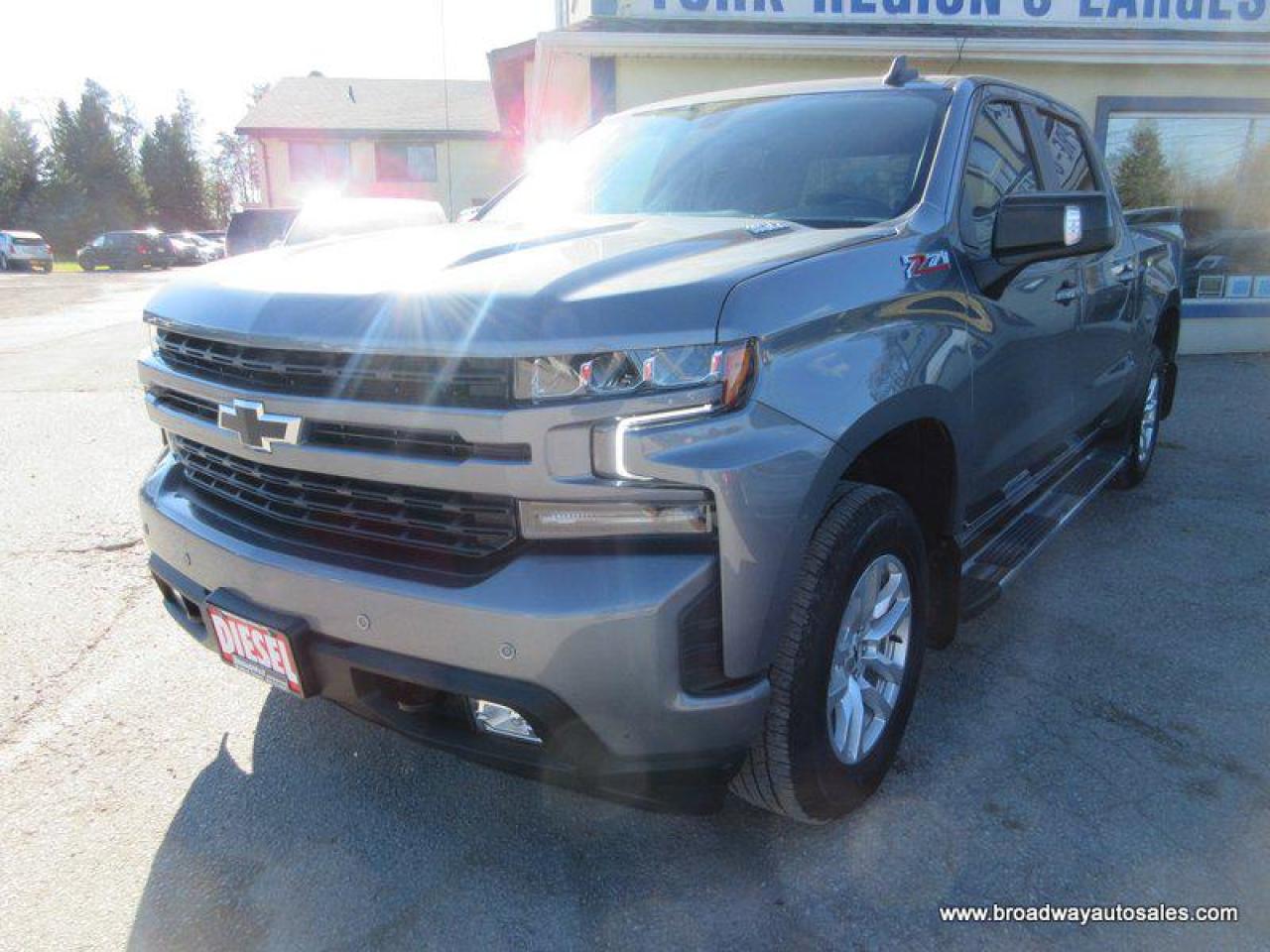 Used 2021 Chevrolet Silverado 1500 GREAT KM'S RST-Z71-VERSION 5 PASSENGER 3.0L - DIESEL.. 4X4.. CREW-CAB.. SHORTY.. HEATED SEATS & WHEEL.. BACK-UP CAMERA.. BLUETOOTH SYSTEM.. for sale in Bradford, ON