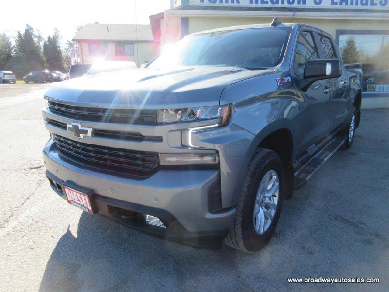 2021 Chevrolet Silverado 1500 GREAT KM'S RST-Z71-VERSION 5 PASSENGER 3.0L - DIESEL.. 4X4.. CREW-CAB.. SHORTY.. HEATED SEATS & WHEEL.. BACK-UP CAMERA.. BLUETOOTH SYSTEM..