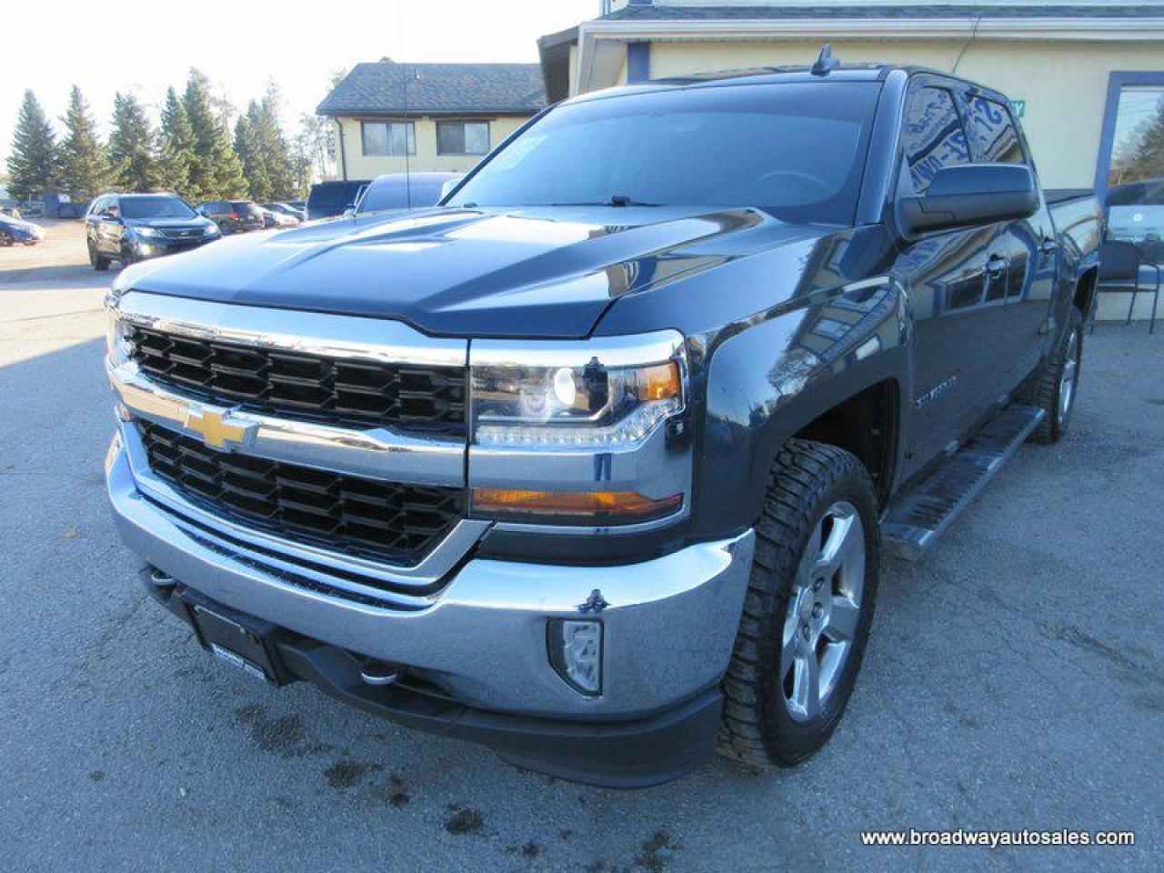 Used 2017 Chevrolet Silverado 1500 LOADED LT-MODEL 6 PASSENGER 5.3L - V8.. 4X4.. CREW-CAB.. SHORTY.. LEATHER.. HEATED SEATS.. BACK-UP CAMERA.. BLUETOOTH SYSTEM.. for sale in Bradford, ON