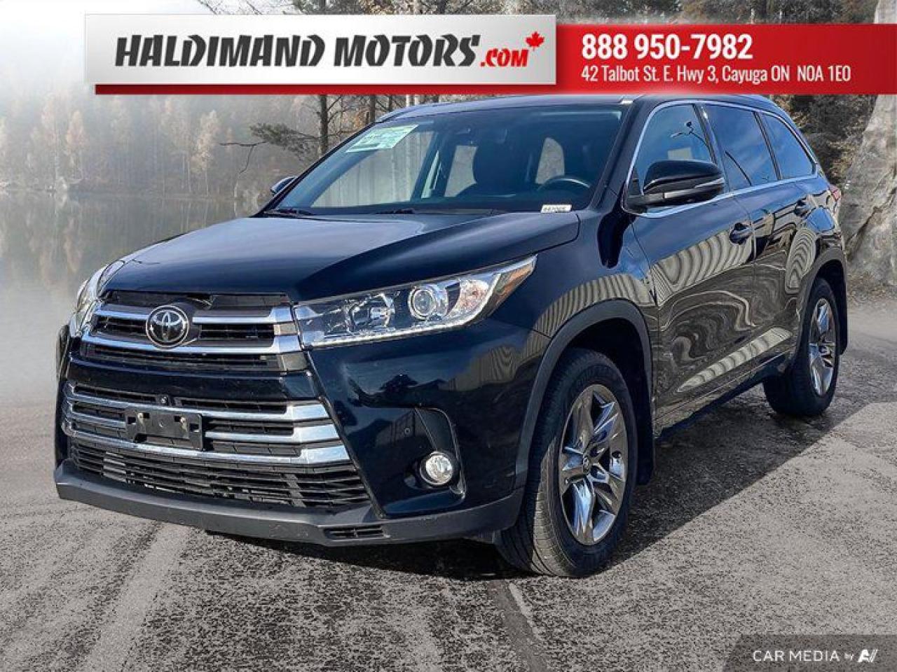 Used 2018 Toyota Highlander LIMITED for sale in Cayuga, ON