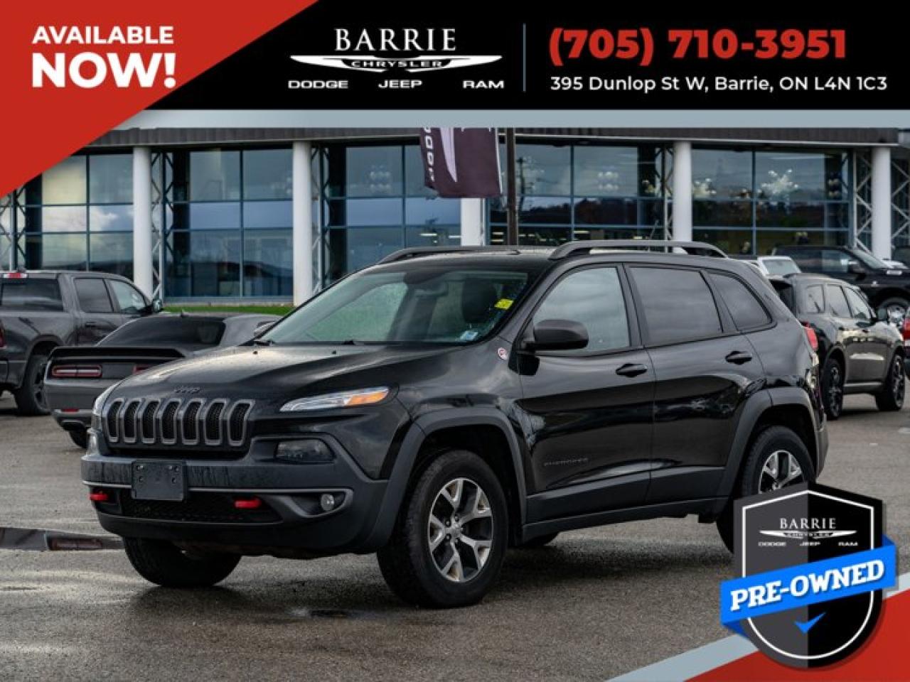 Used 2015 Jeep Cherokee Trailhawk for sale in Barrie, ON