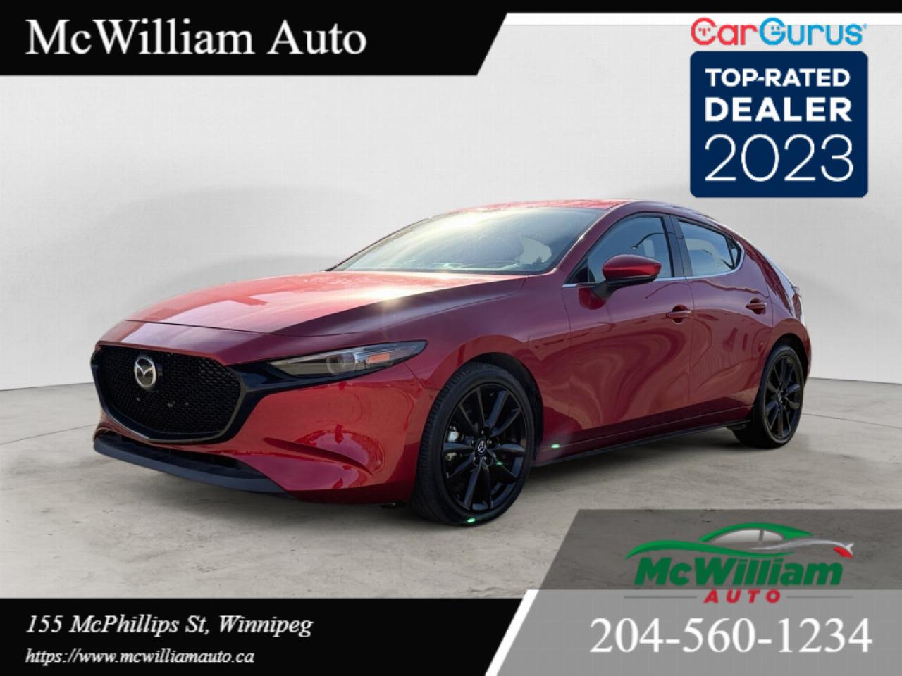 Used 2020 Mazda MAZDA3 GT TURBO W/PREFFERED PACKAGE *HEADS UP DISPLAY* *HEATED SEATS AND STEERING WHEEL* *BACK UP CAMERA* *ADAPTIVE CRUISE* for sale in Winnipeg, MB