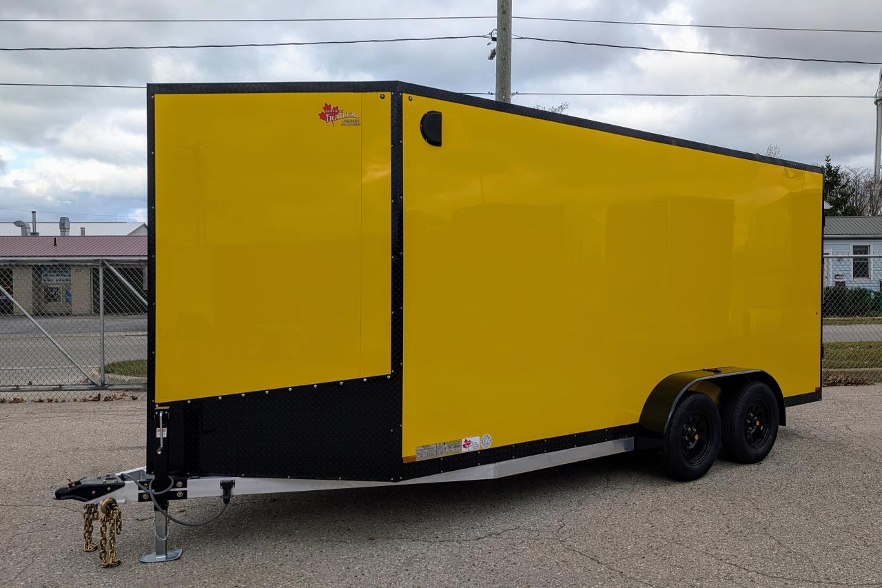 2024 Canadian Trailer Company 7x16 V-Nose Cargo Trailer Aluminum Tandem Axle Photo10