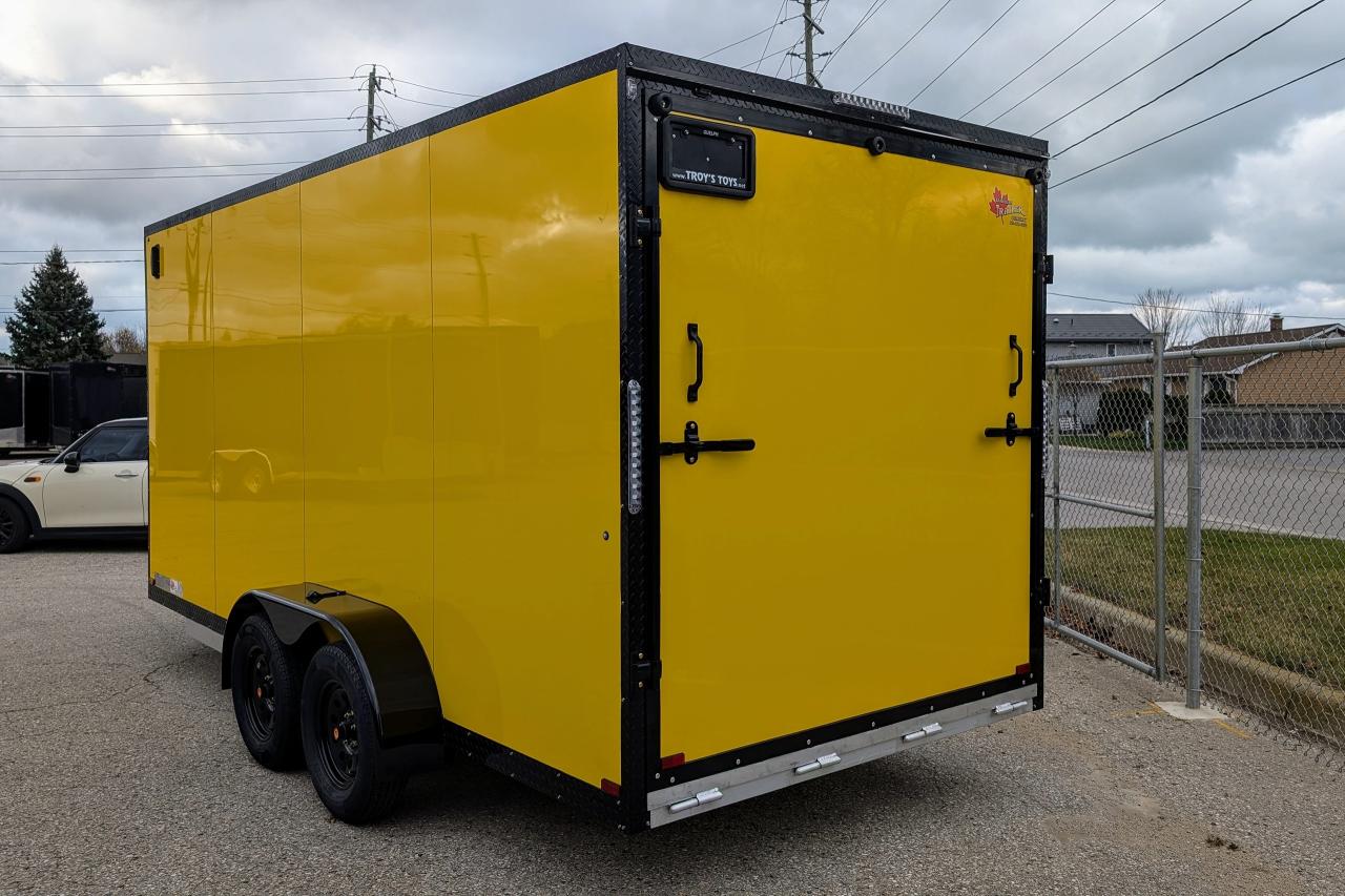 2024 Canadian Trailer Company 7x16 V-Nose Cargo Trailer Aluminum Tandem Axle Photo9