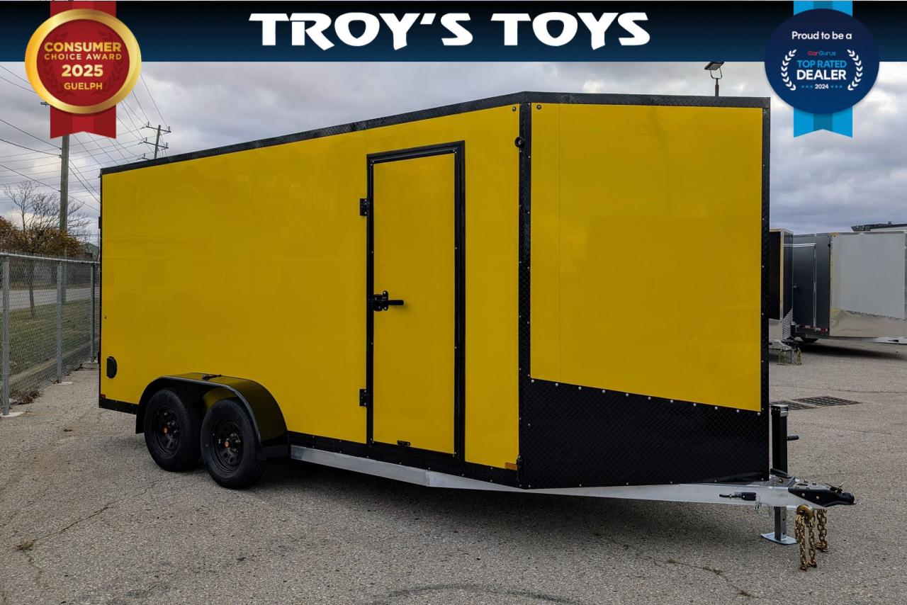 2024 Canadian Trailer Company 7x16 V-Nose Cargo Trailer Aluminum Tandem Axle