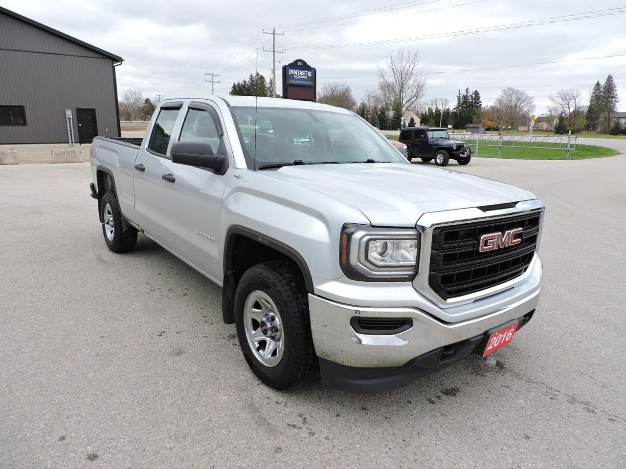 Used 2016 GMC Sierra 1500 4X4 1-Owner 4.3L V6 Seats 6 People New Brakes for sale in Gorrie, ON