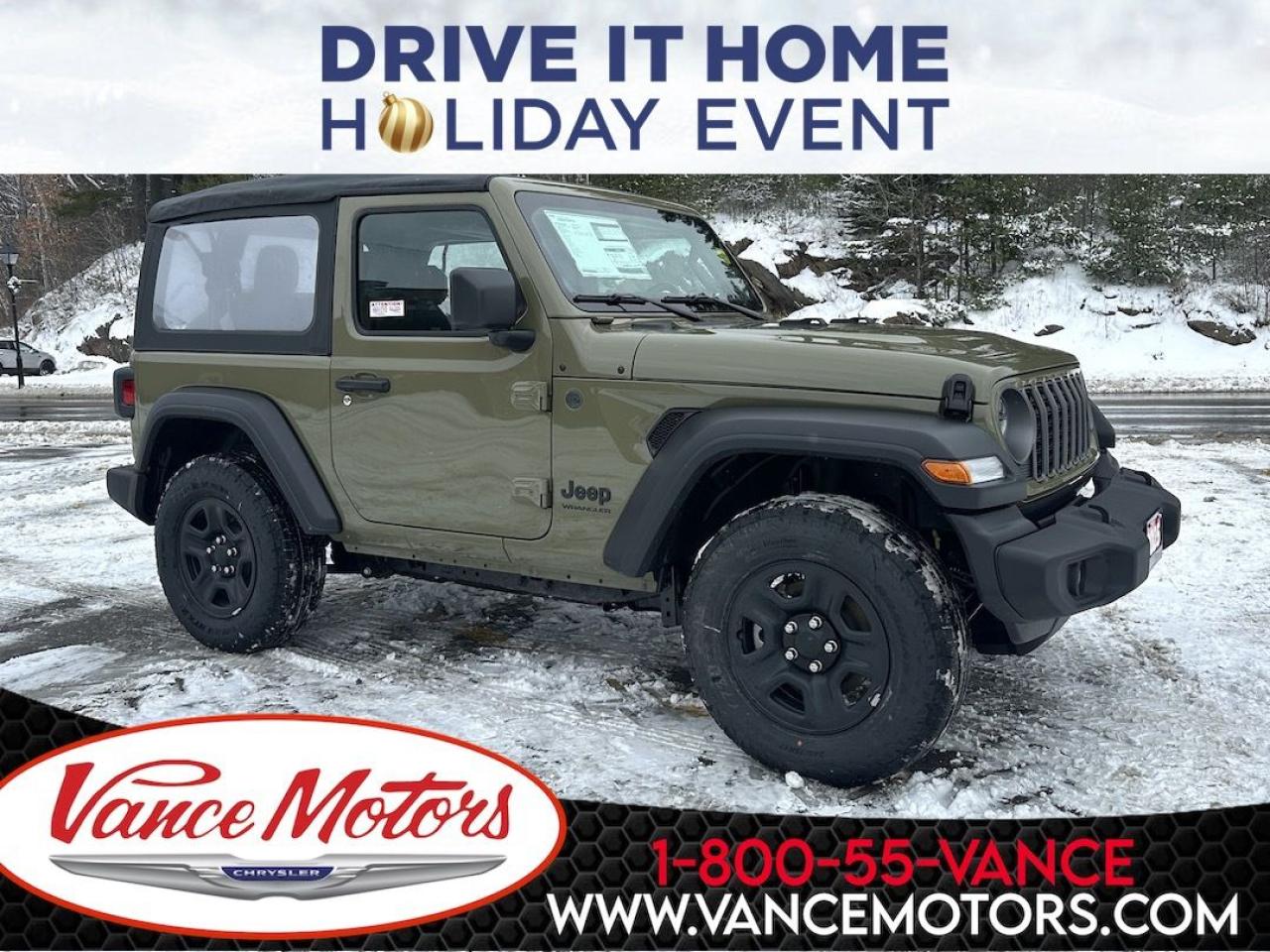 New 2025 Jeep Wrangler Sport 4X4 for sale in Bancroft, ON