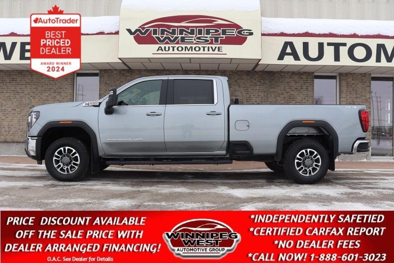 Used 2024 GMC Sierra 3500 HD SLE PREMIUM 6.6L DURAMAX DIESEL 4X4,8FT BOX AS NEW for sale in Headingley, MB