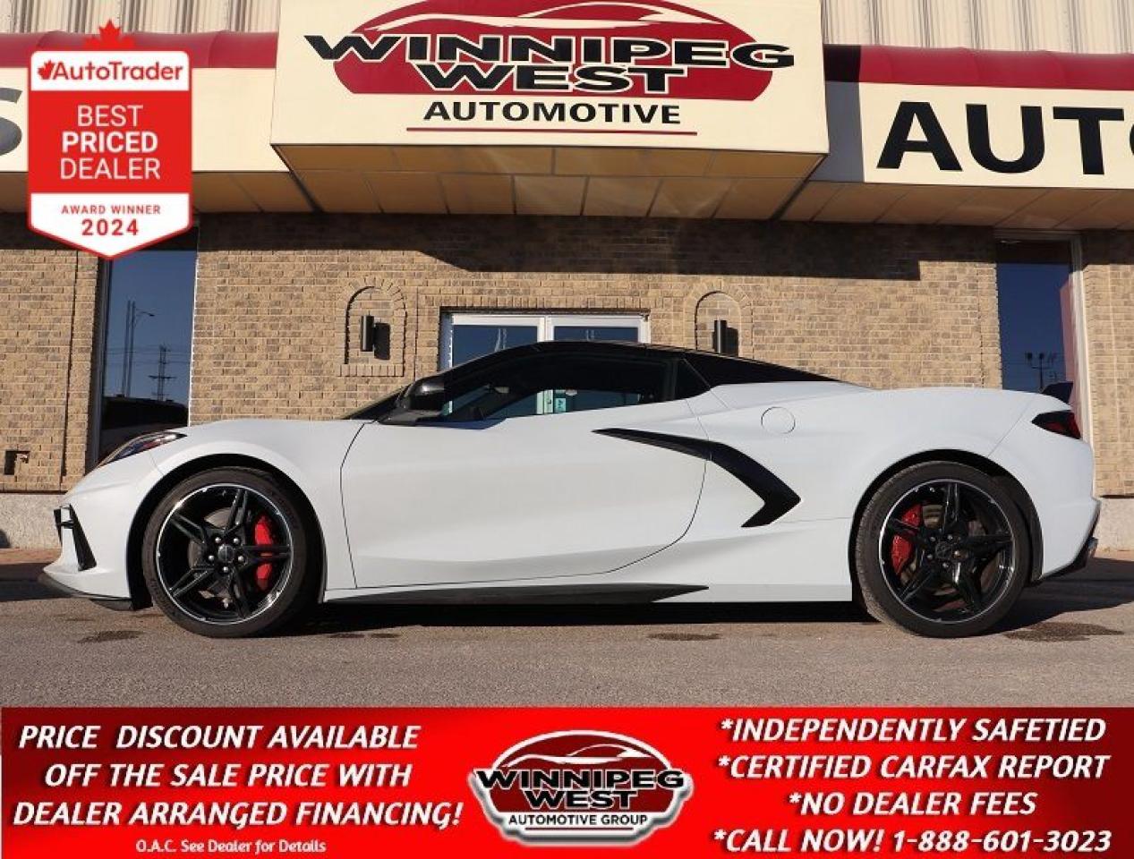 Used 2021 Chevrolet Corvette STINGRAY CONVERTIBLE 2LT Z51 PKG, SHARP & AS NEW! for sale in Headingley, MB