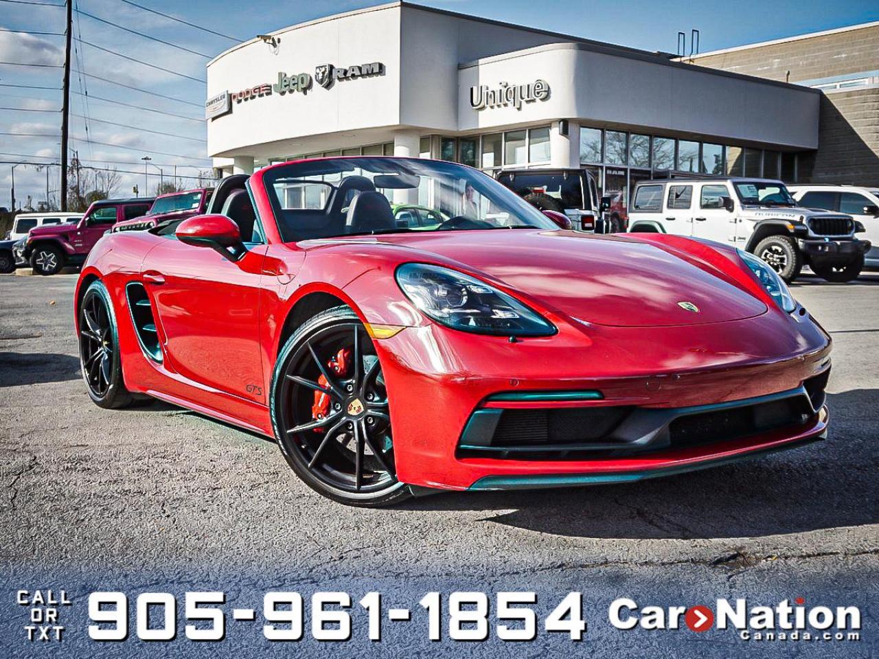 Used 2018 Porsche Boxster 718 GTS Roadster| NAV| GTS INTERIOR PKG| for sale in Burlington, ON