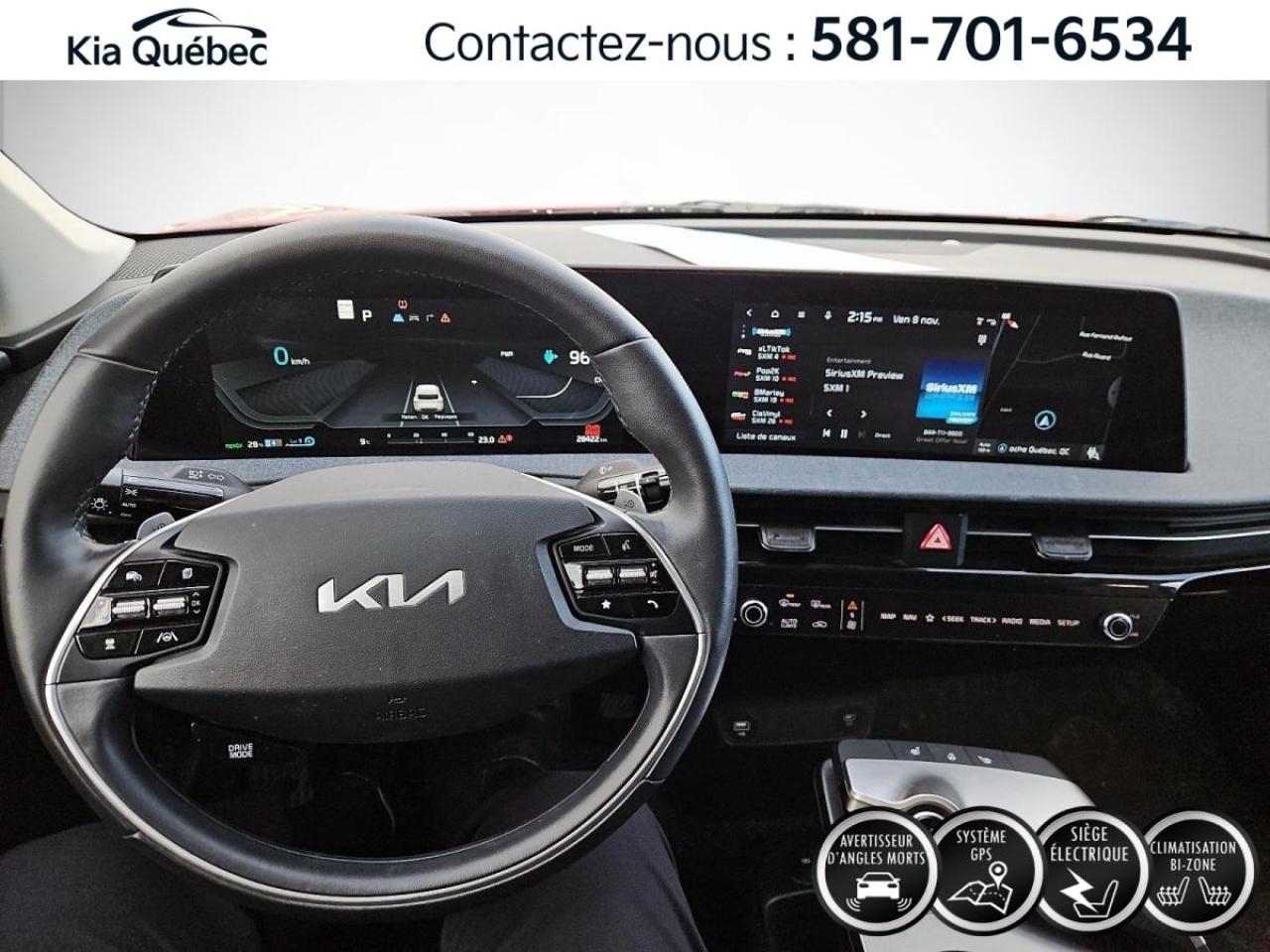 Used 2023 Kia EV6 LONG RANGE * AWD* GPS*ANGLES MORTS* CARPLAY* for sale in Québec, QC