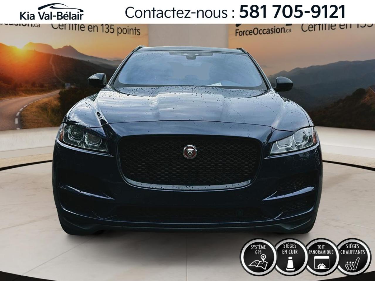 Used 2019 Jaguar F-PACE PRESTIGE *30T *AWD *GPS *CUIR *TOIT *CAMERA for sale in Québec, QC