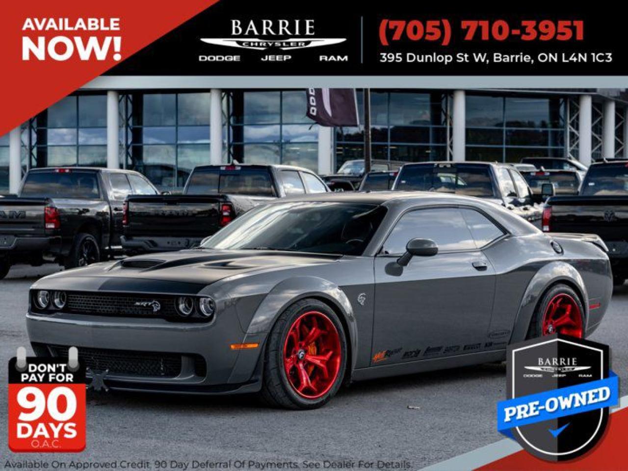 Used 2018 Dodge Challenger Srt Hellcat Widebody for sale in Barrie, ON