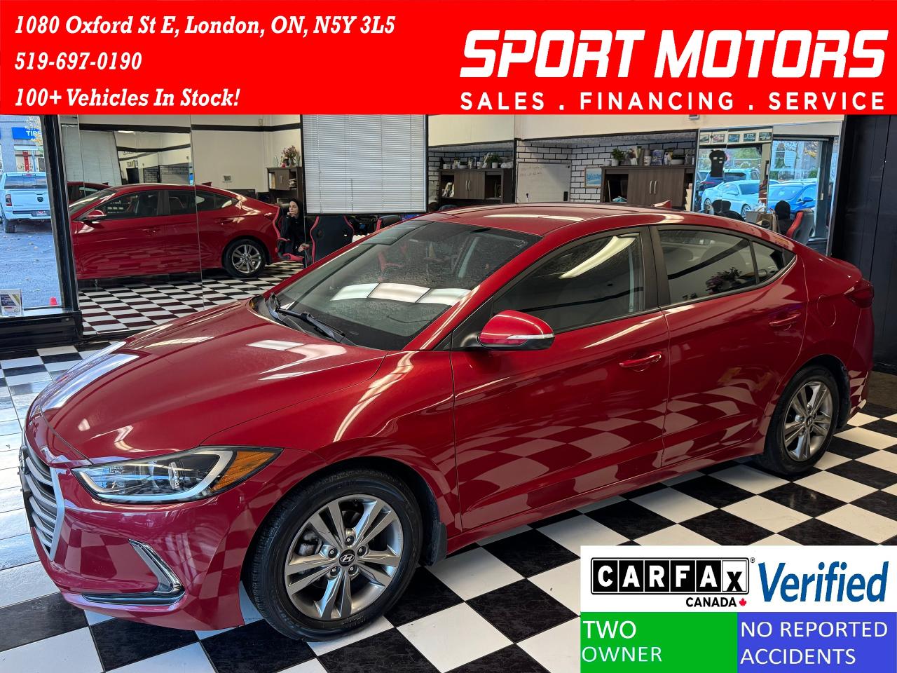 Used 2017 Hyundai Elantra GL+ApplePlay+Camera+Blind Spot+CLEAN CARFAX for sale in London, ON