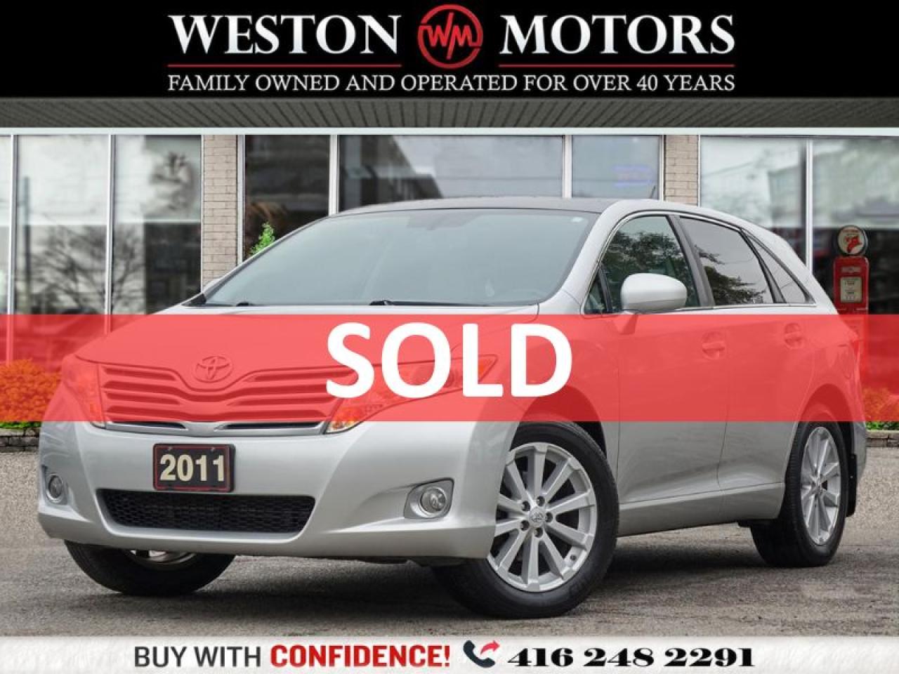 2011 Toyota Venza AWD*5PASS*REV CAM*LEATHER*SUNROOF*