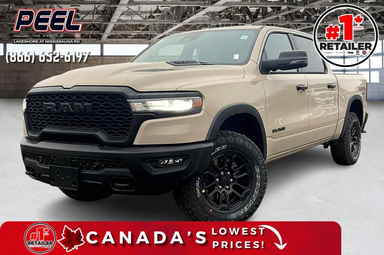 New 2025 RAM 1500 REBEL X|CREW|10TH ANNIV| SUNRROF|MOJAVE|RARE for sale in Mississauga, ON