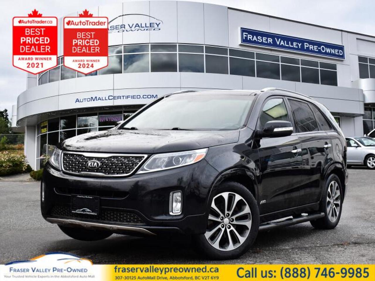 Used 2014 Kia Sorento SX  AWD, Full Load! Leather, 7-Pass, Navigation for sale in Abbotsford, BC