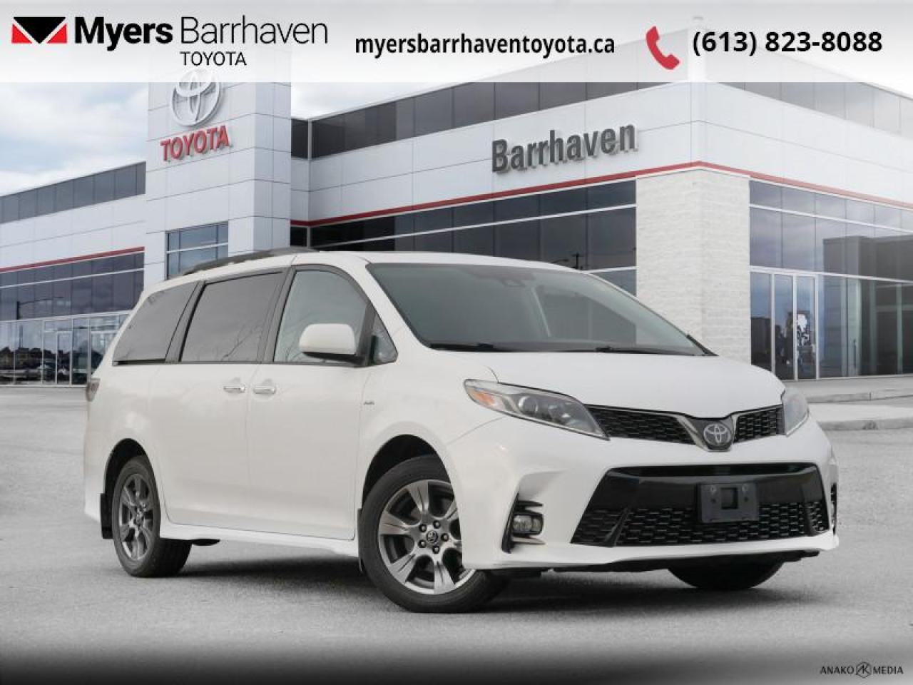 Used 2019 Toyota Sienna SE AWD 7 Passenger  - Rear DVD for sale in Ottawa, ON