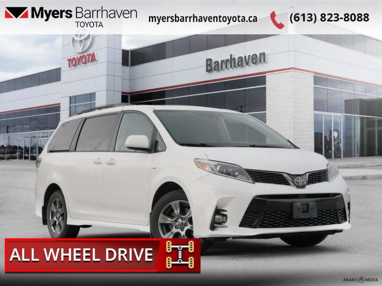 Used 2019 Toyota Sienna SE AWD 7 Passenger  - Rear DVD for sale in Ottawa, ON