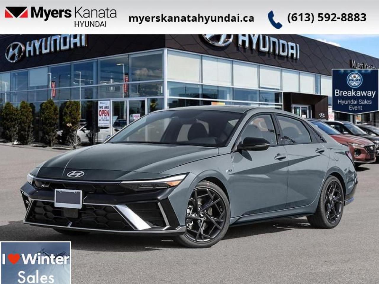 New 2025 Hyundai Elantra N Line Ultimate DCT  -  Premium Audio - $117.83 /Wk for sale in Kanata, ON