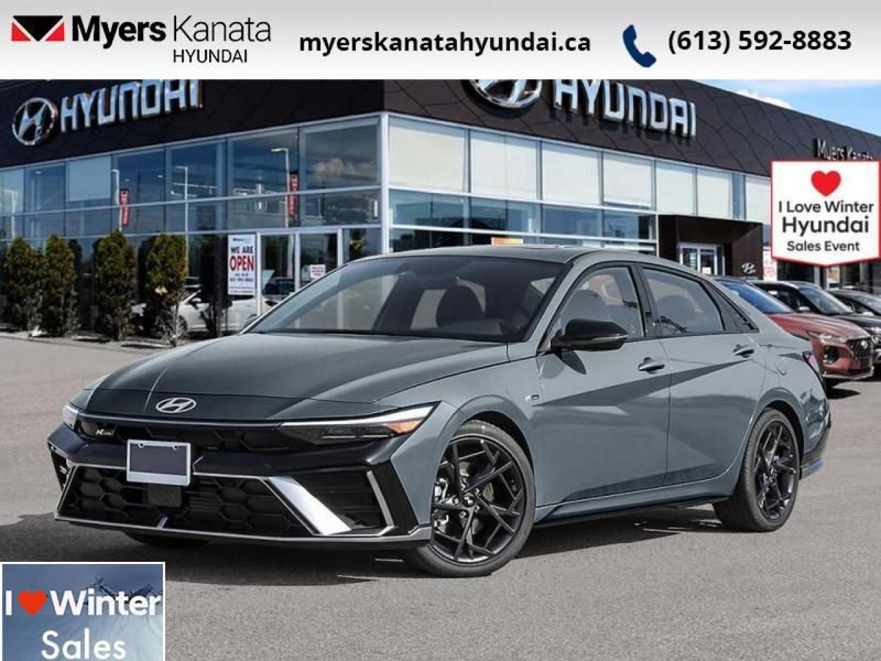 New 2025 Hyundai Elantra N Line Ultimate DCT  -  Premium Audio - $117.83 /Wk for sale in Kanata, ON