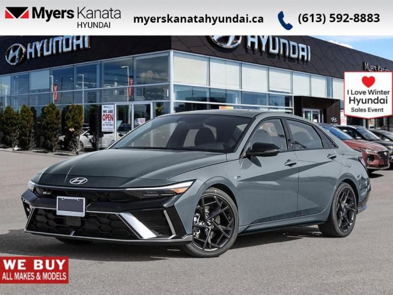 New 2025 Hyundai Elantra N Line Ultimate DCT  -  Premium Audio - $120.02 /Wk for sale in Kanata, ON