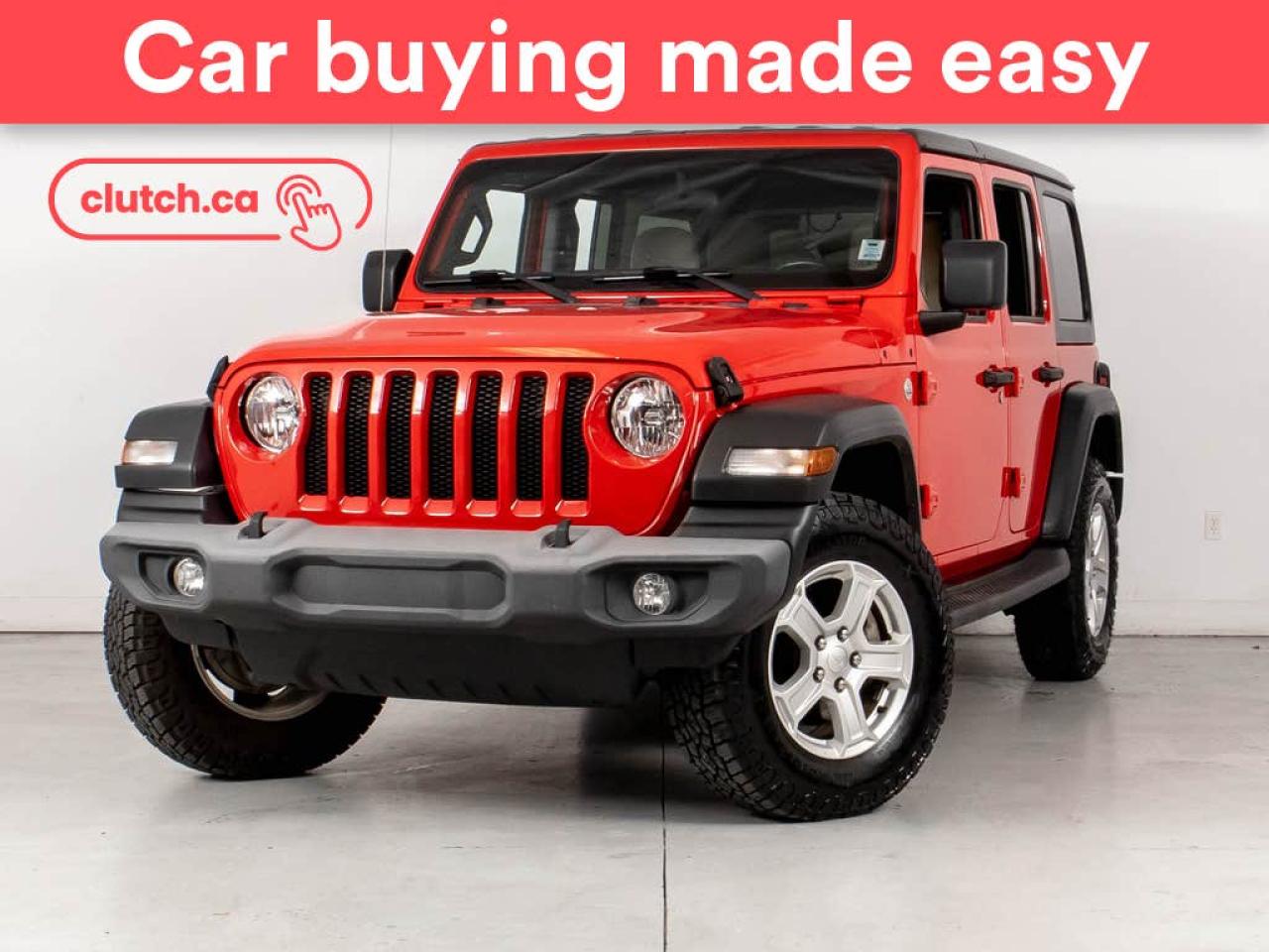 Used 2019 Jeep Wrangler Unlimited Sport 4X4 w/Backup Cam, Heated Seats, Bluetooth for sale in Bedford, NS