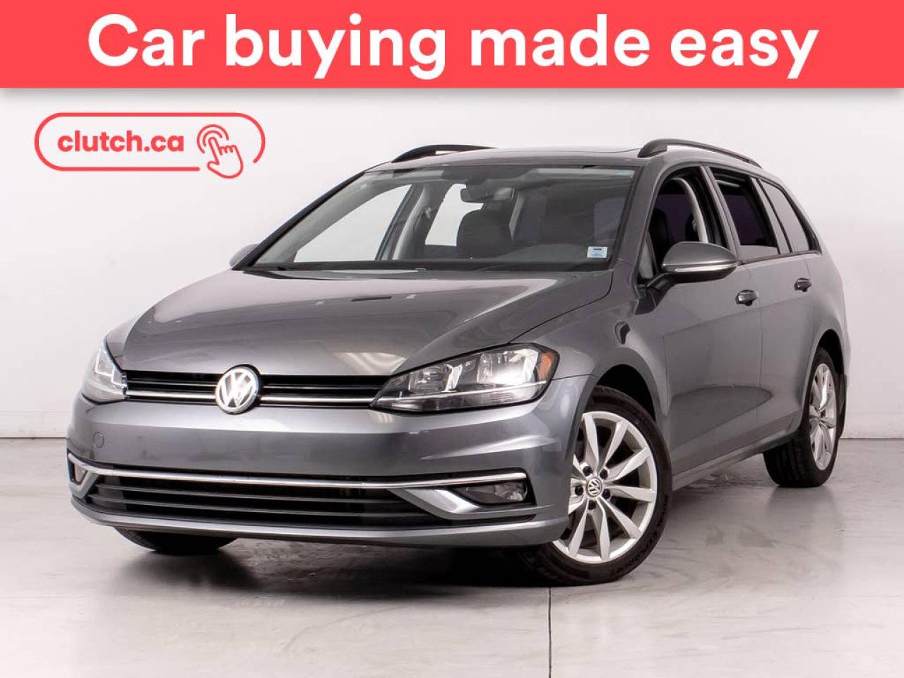 Used 2019 Volkswagen Golf Sportwagen Comfortline AWD w/ AppleCar Play & Android Auto, Leather Seats, Backup Camera for sale in Bedford, NS