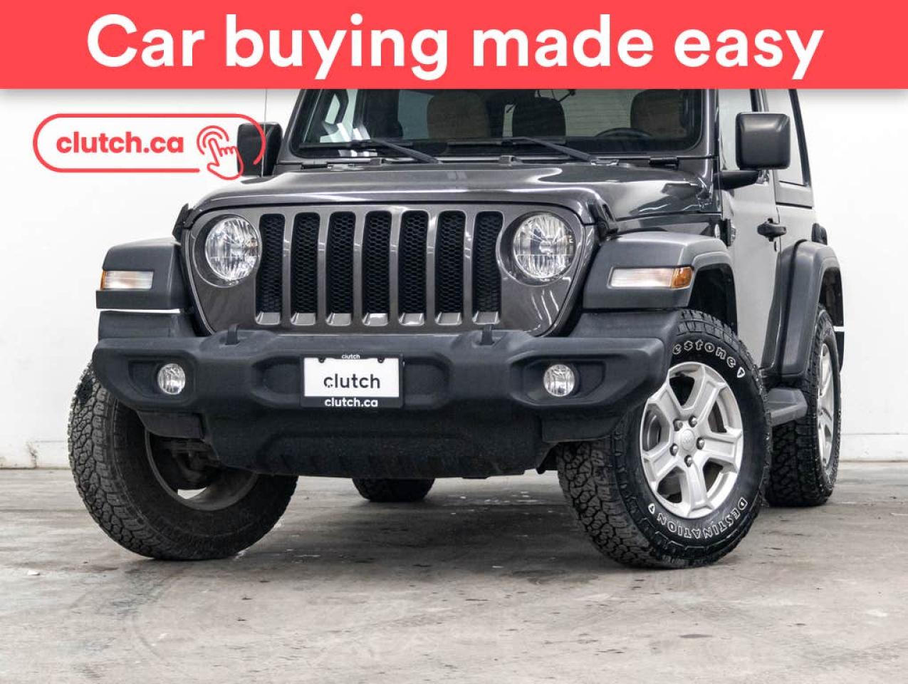 Used 2018 Jeep Wrangler Sport S 4x4 w/ Uconnect 3, Rearview Cam, A/C for sale in Toronto, ON